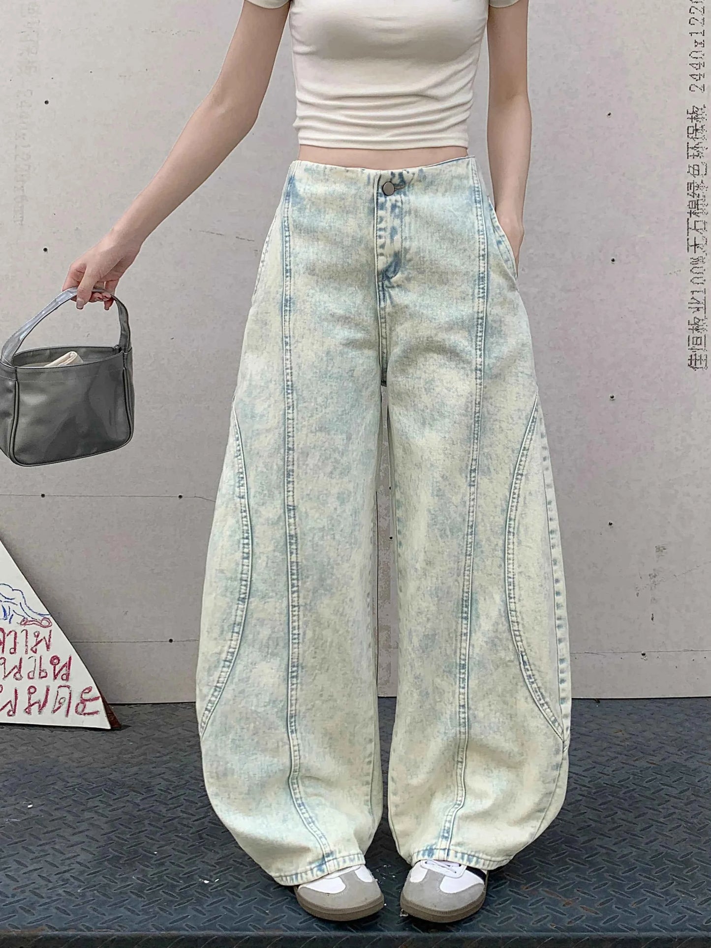 Vintage Streetwear Eclectic Trashy Denim Jeans
