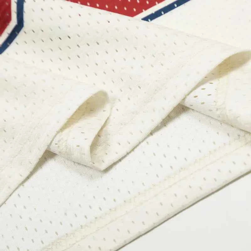 Insulated Y2K Patchwork Mesh Jersey Sport T-Shirt