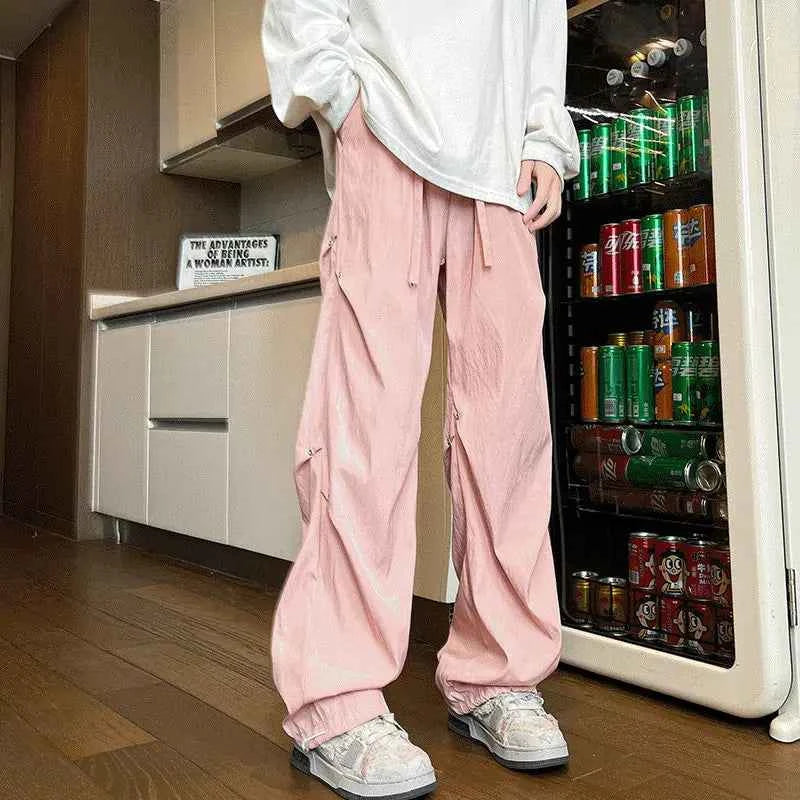 Soft Corduroy Casual Wide Leg Baggy Jogger