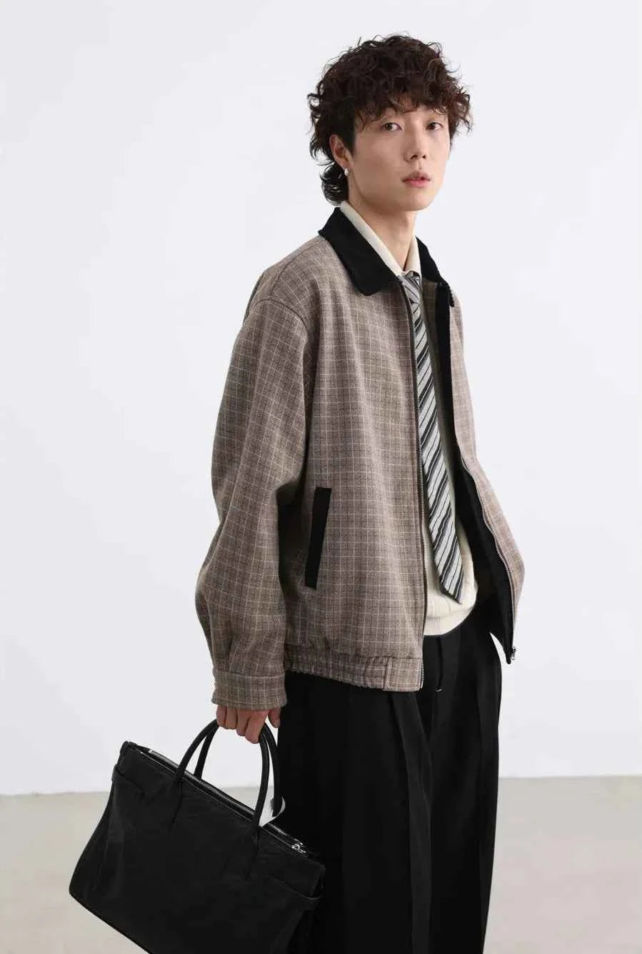 Lightweight Casual Plaid Vintage Comfort Jacket