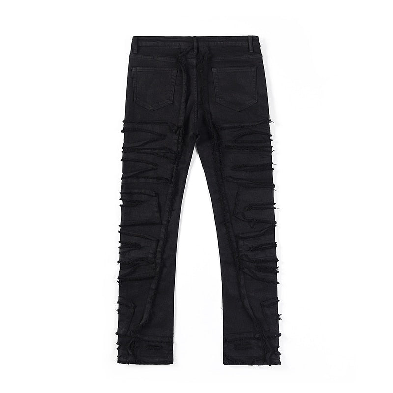 Zodiac Sea Distressed Stacked Denim