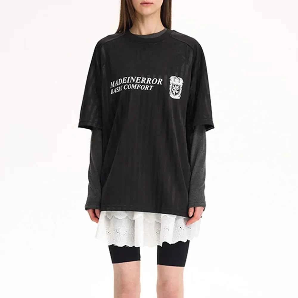 Retro Striped Short Sleeve Casual T-Shirt