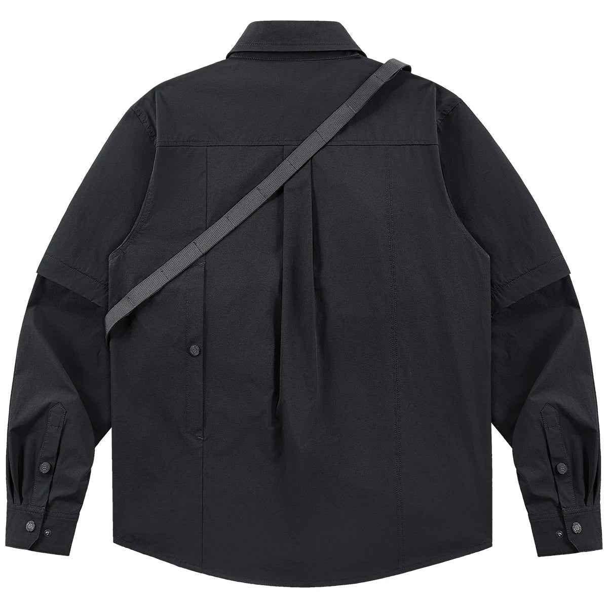 Trendy Functional Multi-Pocket Casual Long Sleeve Shirt