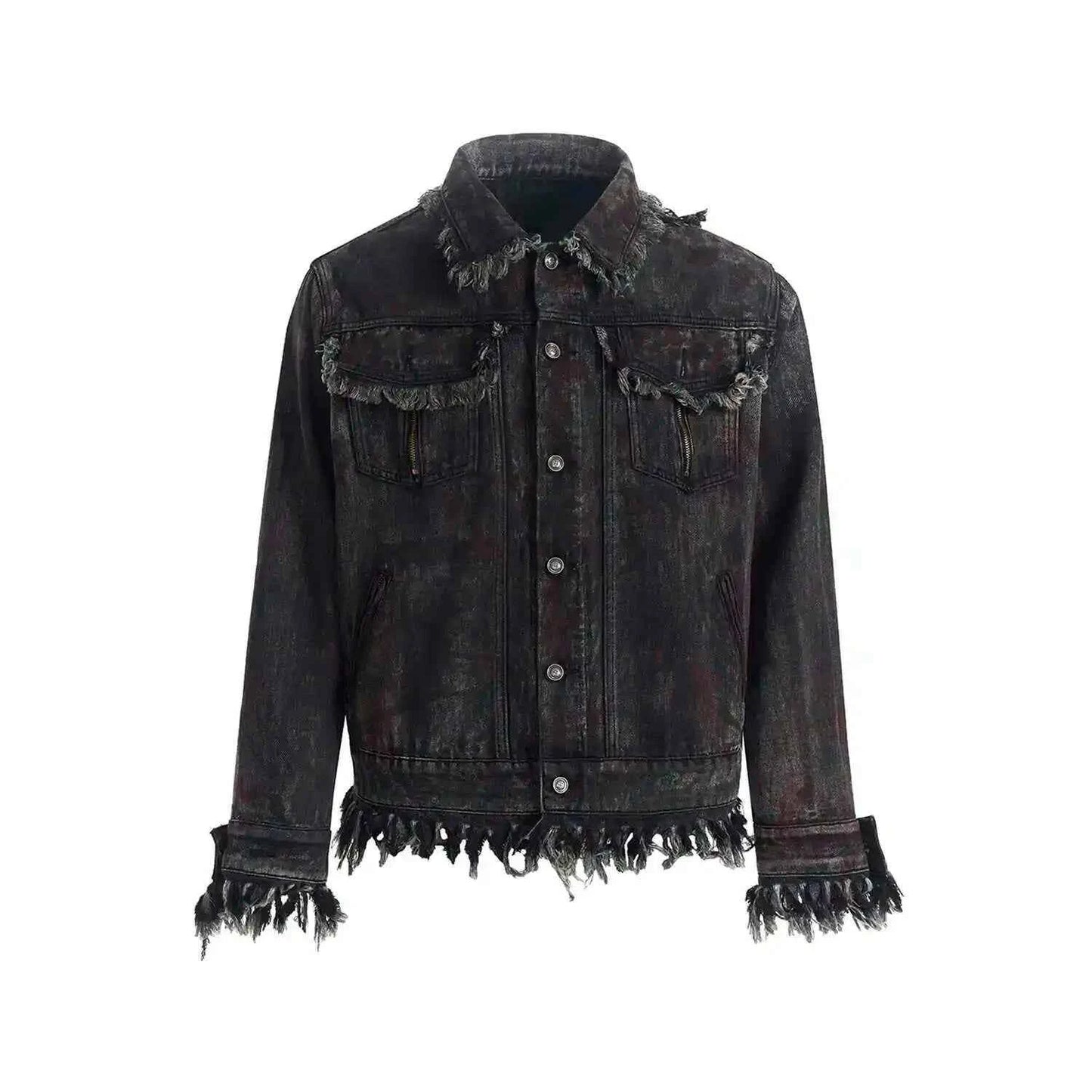 Premium with Raw Edge Denim Jacket
