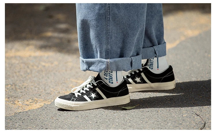Straight Cut Baggy Jeans