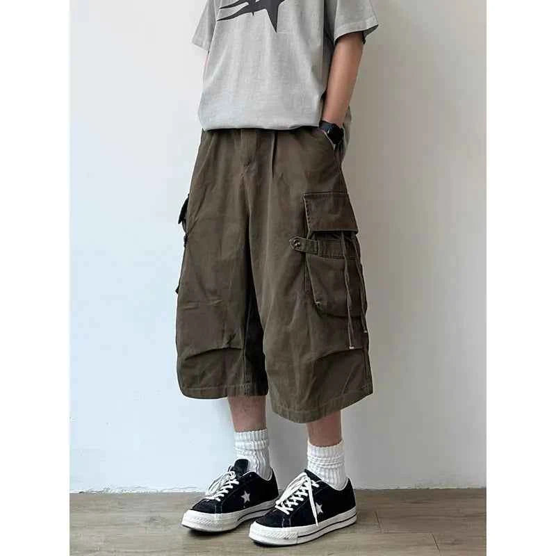 Breathable Oversized Grunge Hip Hop Cargo Short
