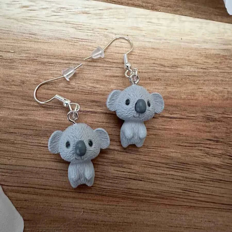 Koala Bear Resin Gift Her Earring