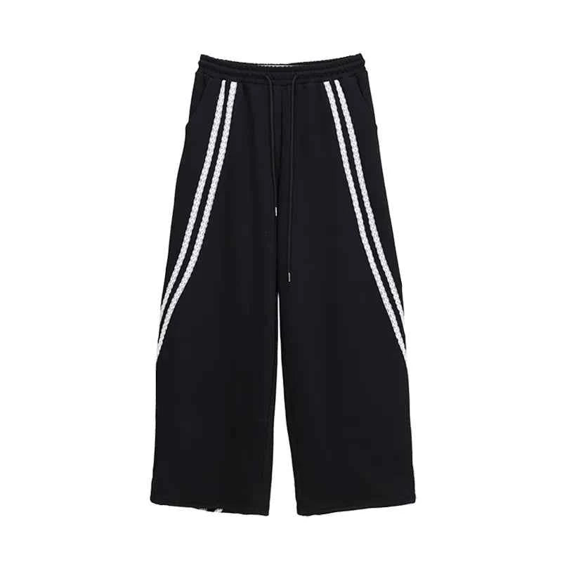 Spicy Black Lace Jazz Leisure Pants