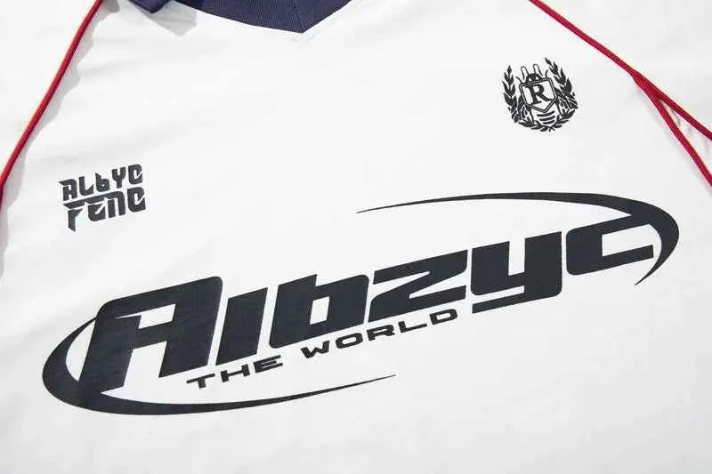 Insulated Y2K Graphic Patchwork Racing Sport T-Shirt