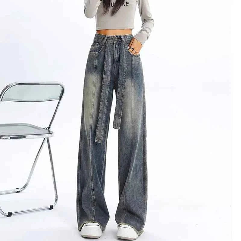 Signature 2000s Style Baggy Wide Leg Jeans