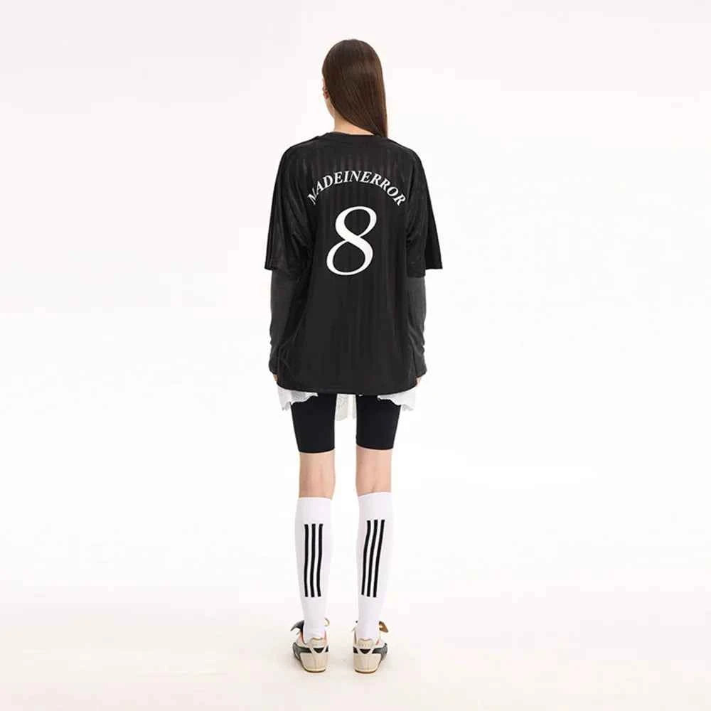 Retro Striped Short Sleeve Casual T-Shirt