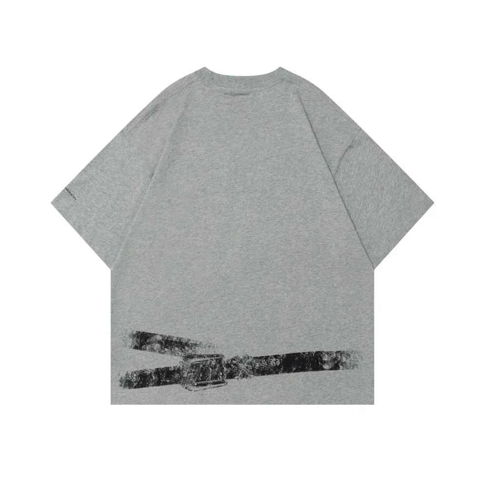 Oversize Graphic Print Loose Fit Short Sleeve T-Shirt