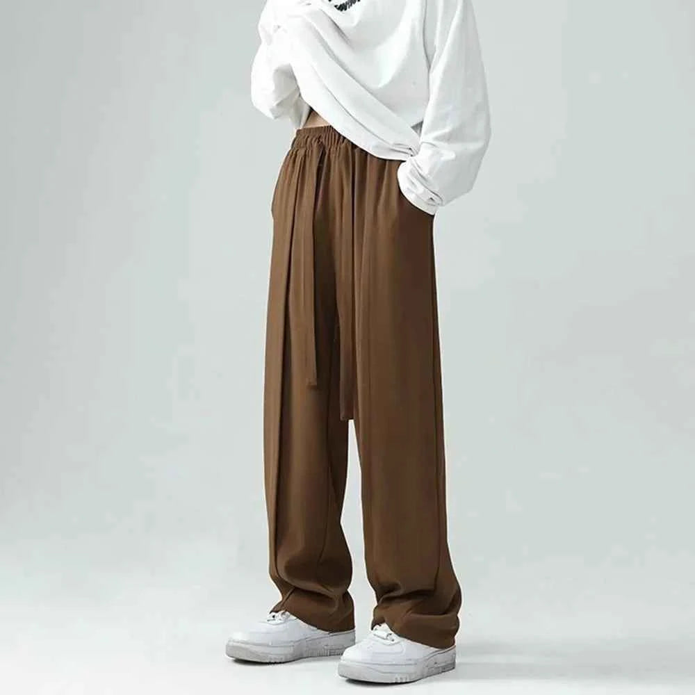 Spring Dimensional Deconstructed Casual Pants