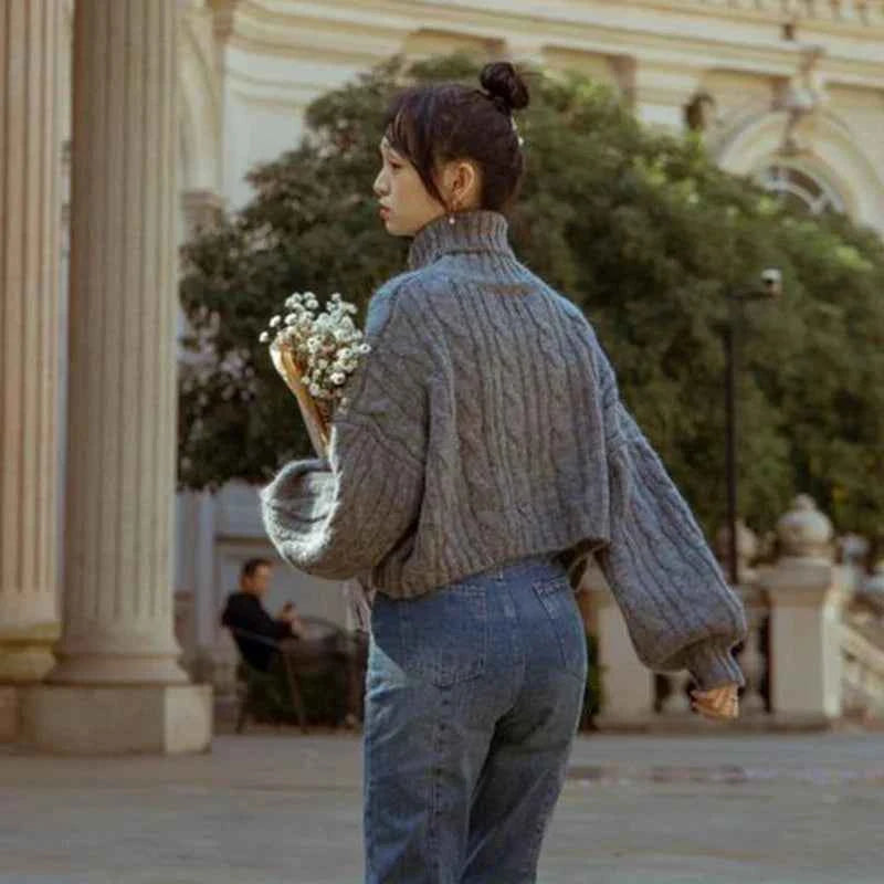 Classic Retro Cozy Vintage Knitted Autumn Sweater