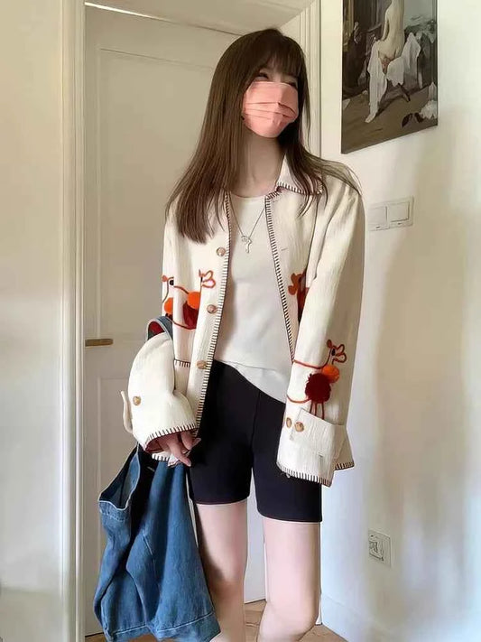 Women  Elegant Mori Girl Style Jacket