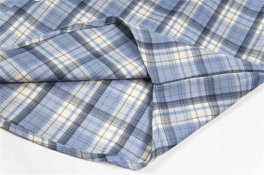 Effortless Retro Plaid Fashionable Long Sleeve Shirt