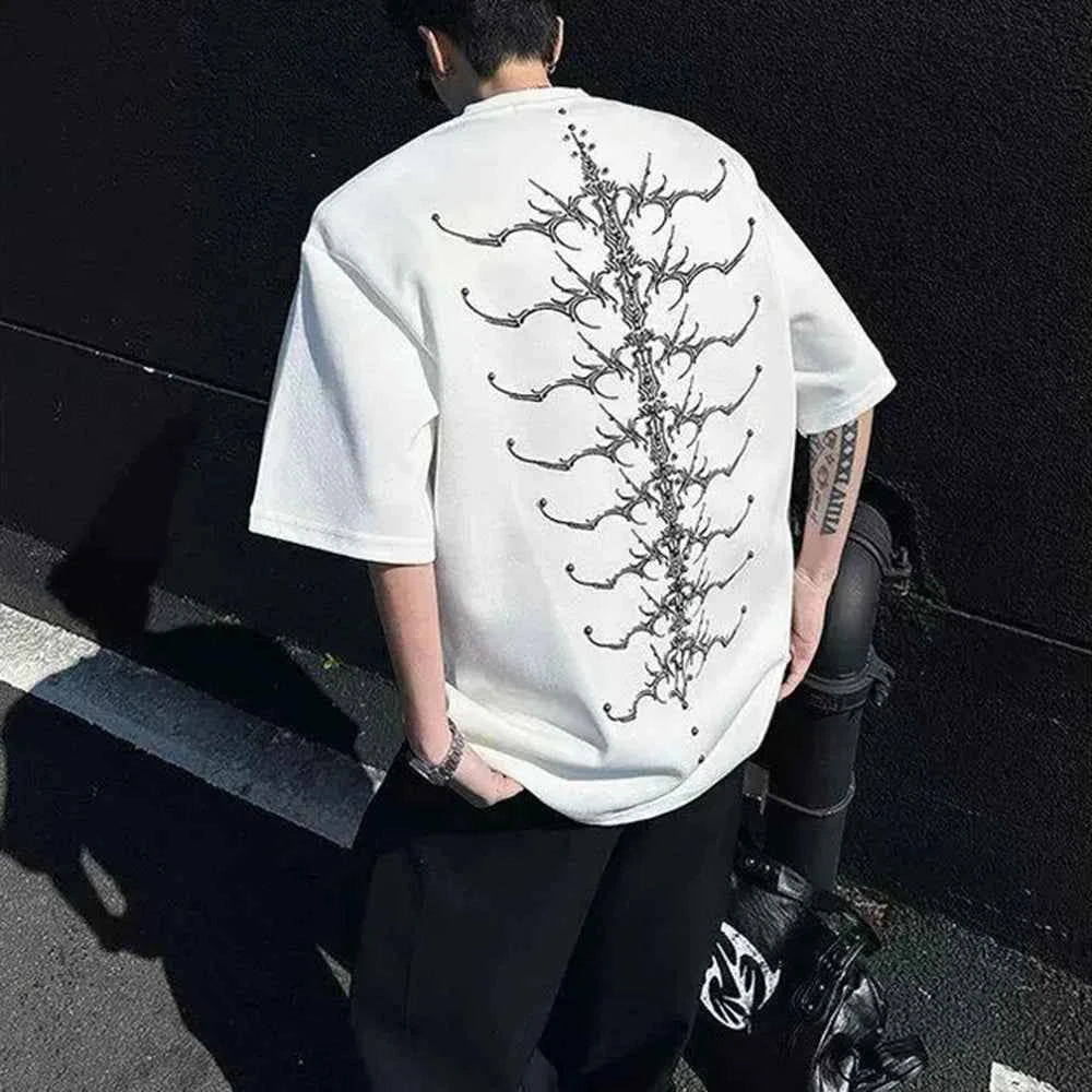Embroidered Retro Short Sleeve T-Shirt
