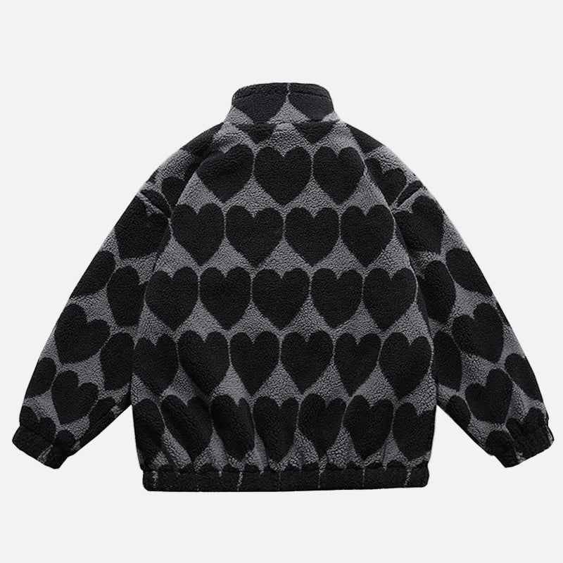Winter Casual Lamb Wool Parka Fur Jacket