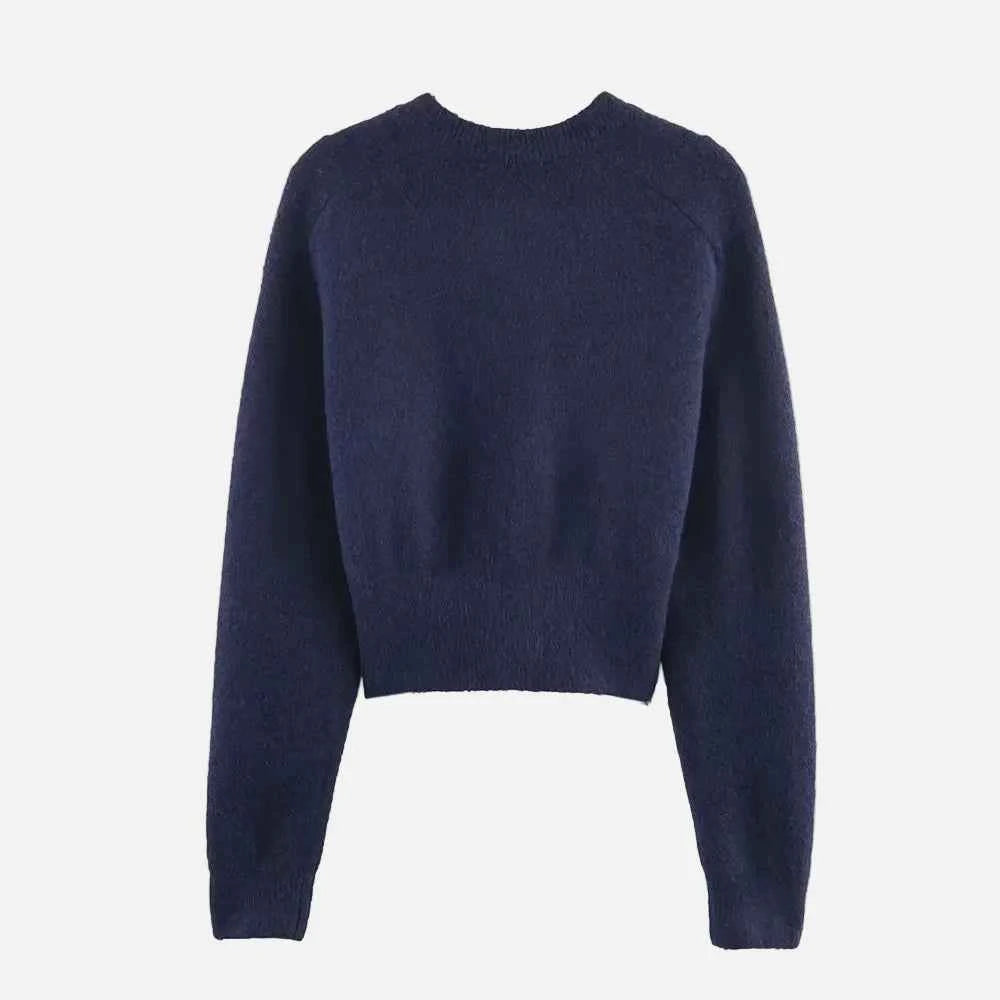 Chic Slimming Single Breasted Knitted Cardigan