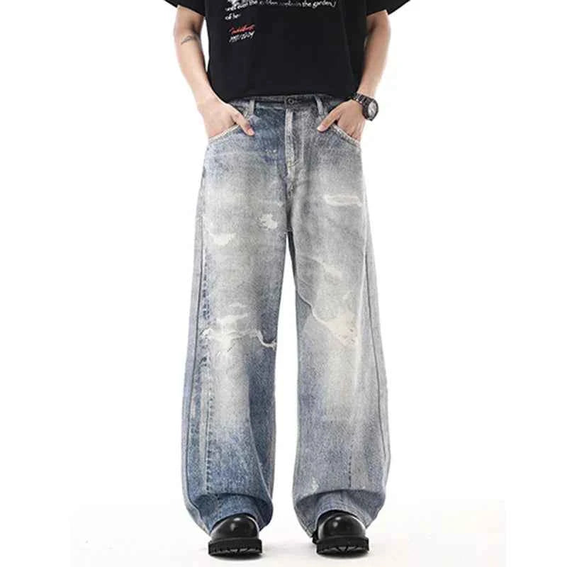 Raw Hem Realness Personalized Washed Straight Jeans
