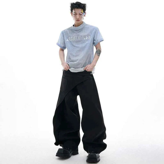 Gradient Washed Breathable Short Sleeve T-Shirt