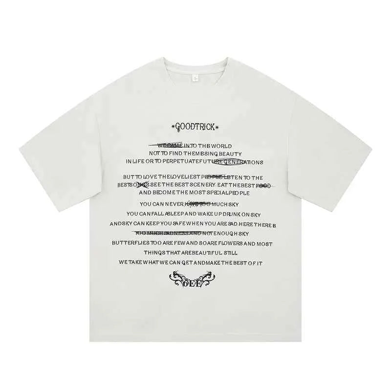 Casual Printed Oversize Short Sleeve T-Shirt