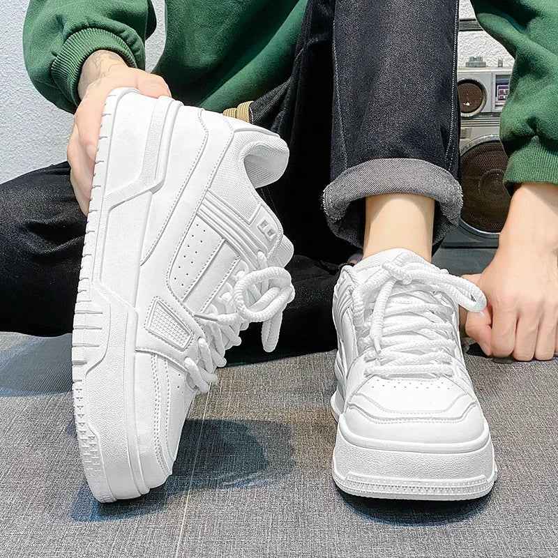 Y2K Versatile White Thick Sport Sneaker