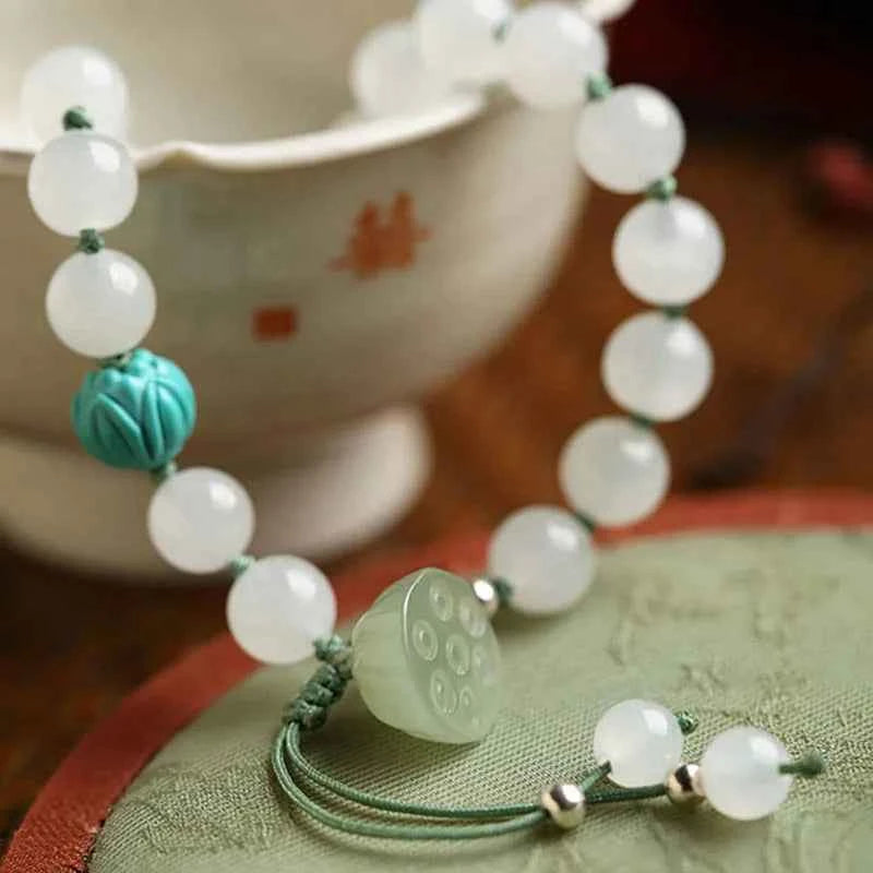 High Quality White Jade Crystal Bracelet