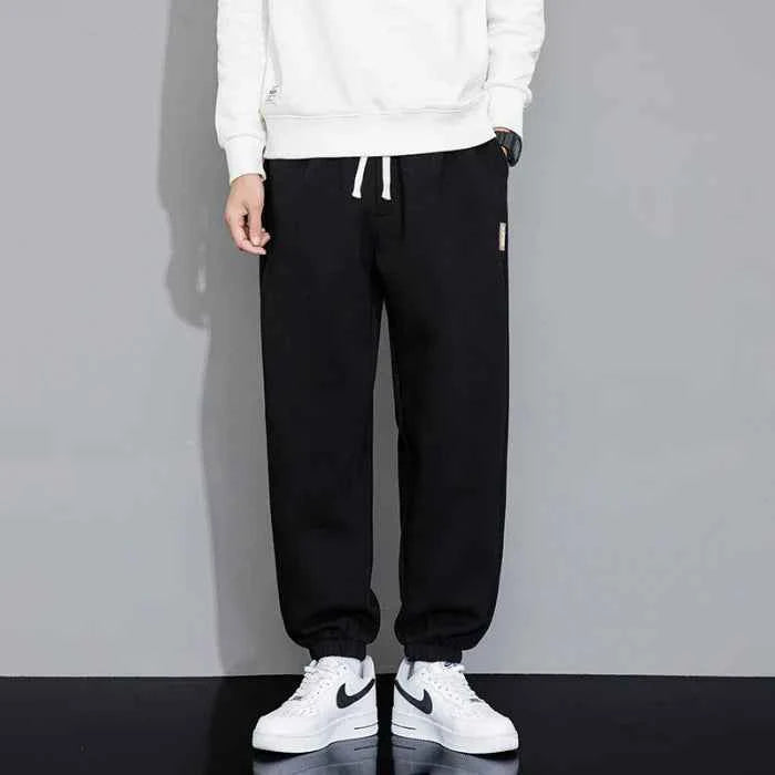Fashionable Elastic Waist Drawstring Sweatpants