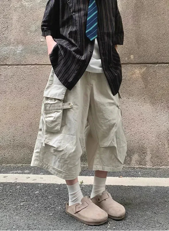 Breathable Oversized Grunge Hip Hop Cargo Short