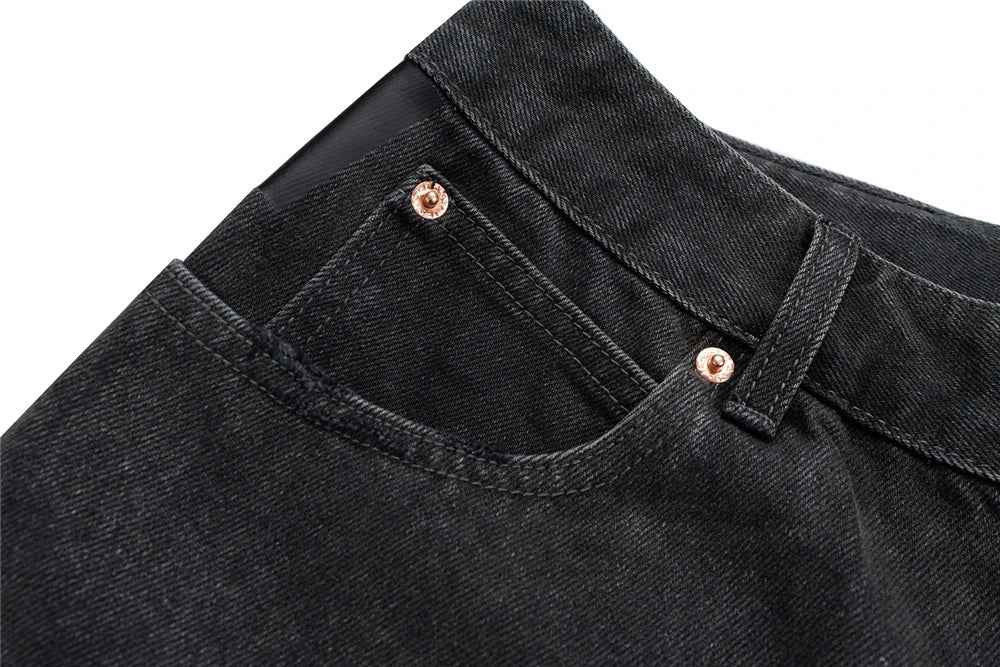 Summer Streetwear Oversized Distressed Denim Short