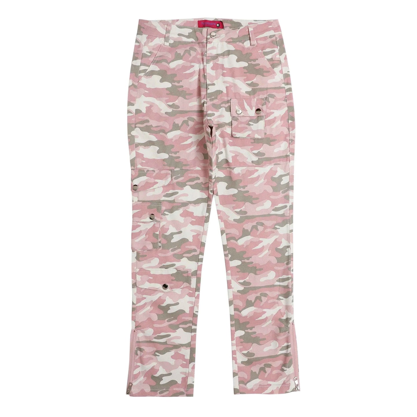 Pink Camouflage Hip Hop Cargo Pants