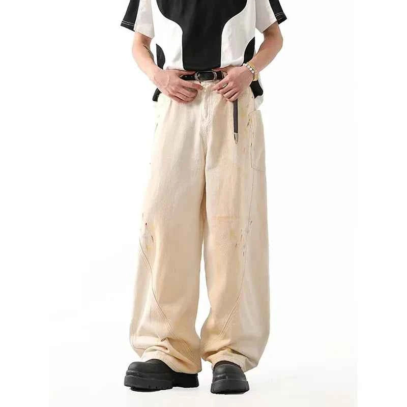Flattering High Waist Baggy Casual American Style Jeans