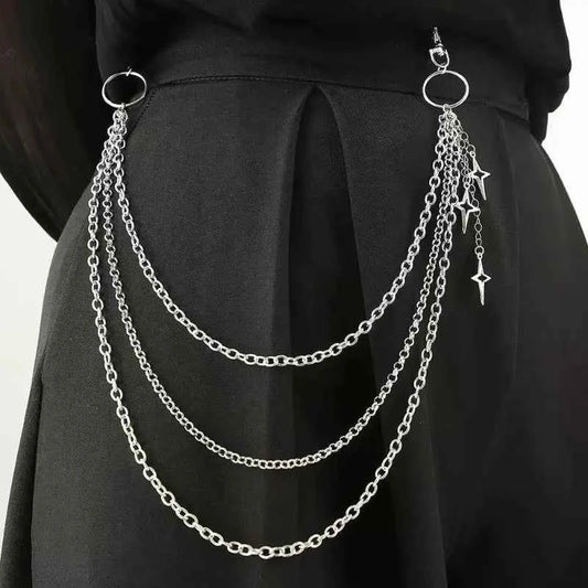 Punk Metal Waist Jeans Chain