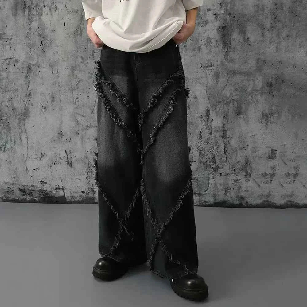 Effortless Chic Retro Loose Fit Denim Jeans
