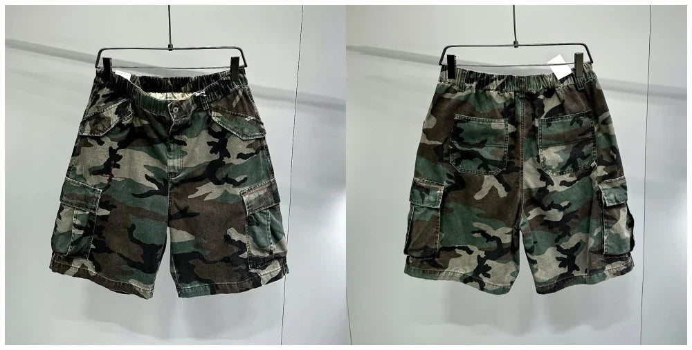 Tactical Camouflage Knee Length Shorts