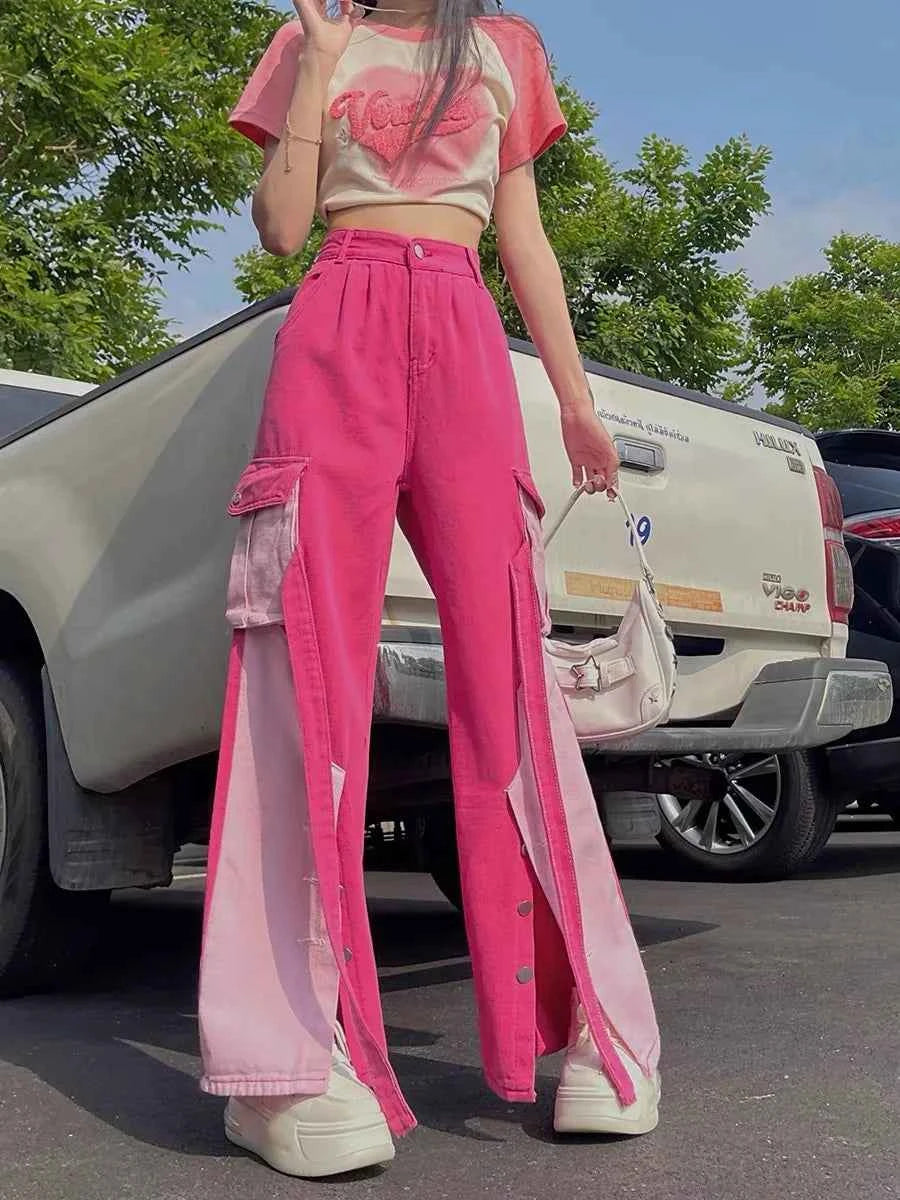 Barbie Patchwork Cargo Pants