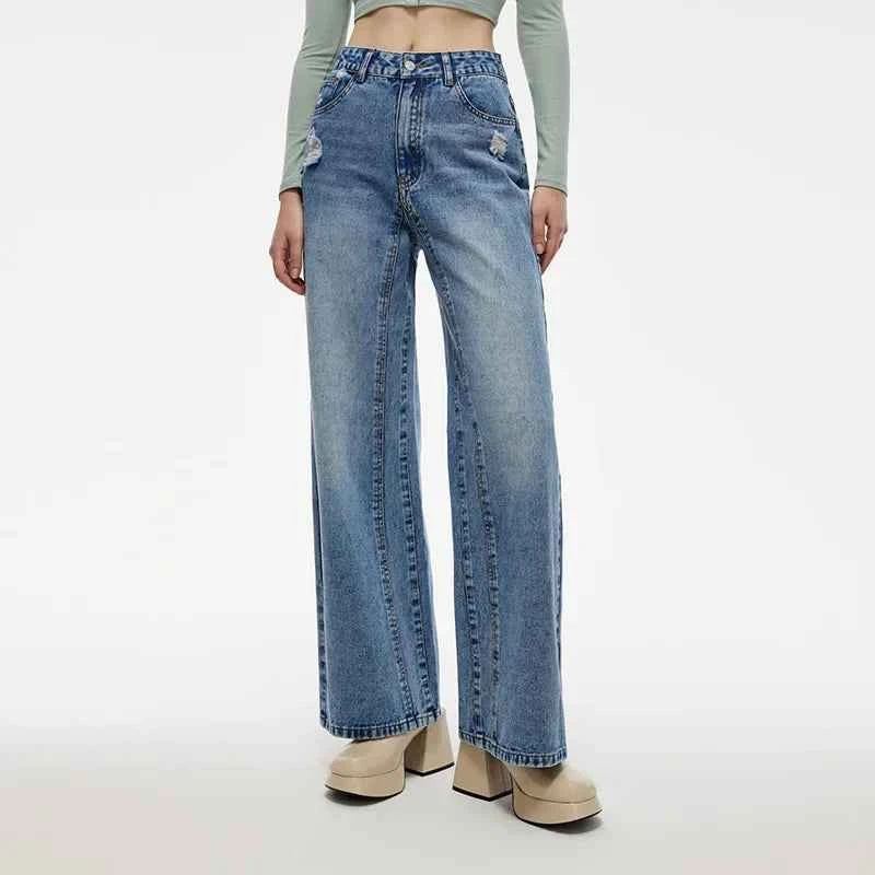 Elevated Comfort Fleece Washed Straight Jeans