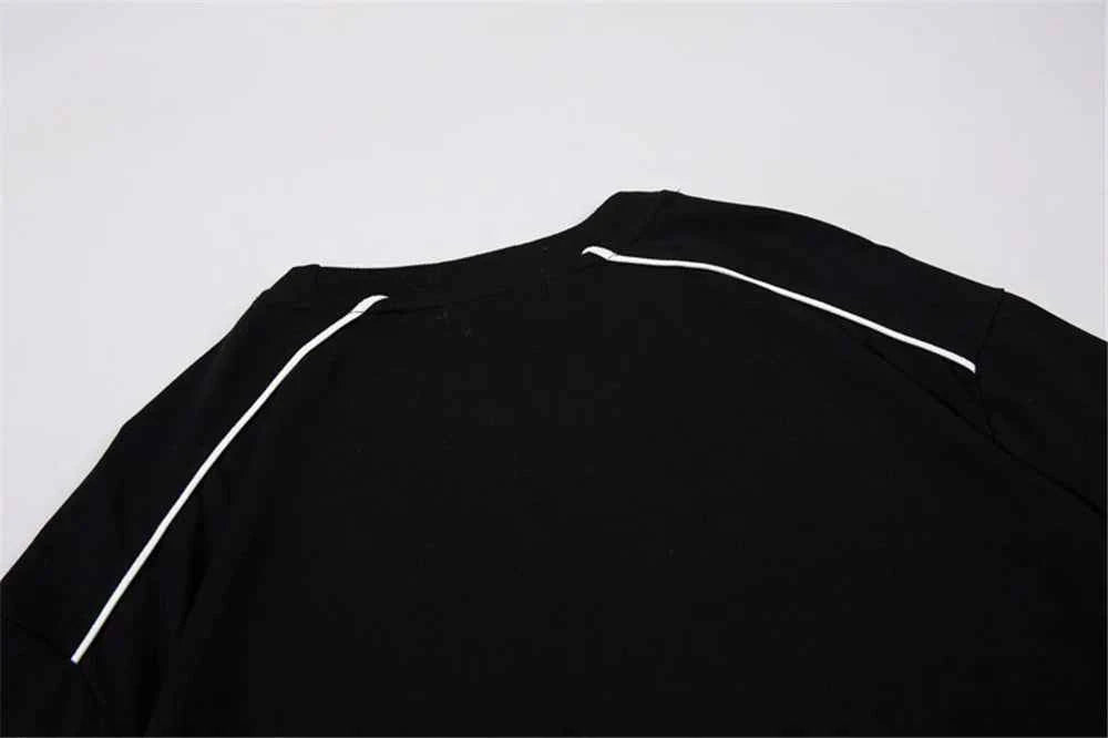 Elevated Oversized Hip Hop Letter Printed Cotton T-Shirt
