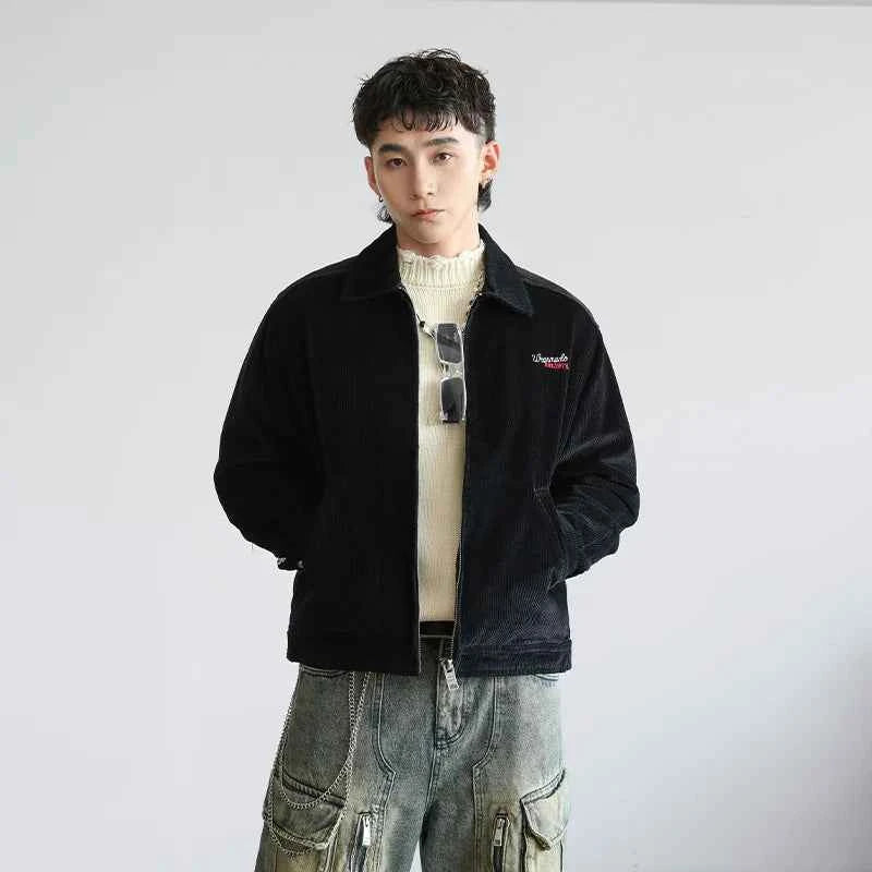 Effortless Vintage American Style Bomber Jacket