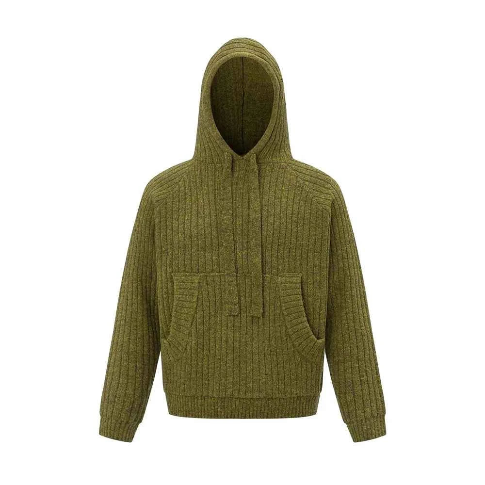 Thick Retro Lazy Casual Hooded Sweater
