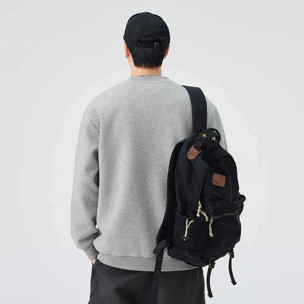 Soft Comfortable Casual Henley Neck Sweatshirt