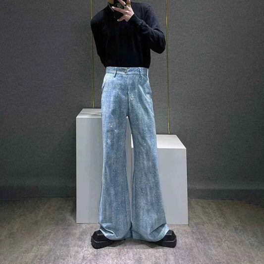 Men Shiny Diamond Hot Party Jeans