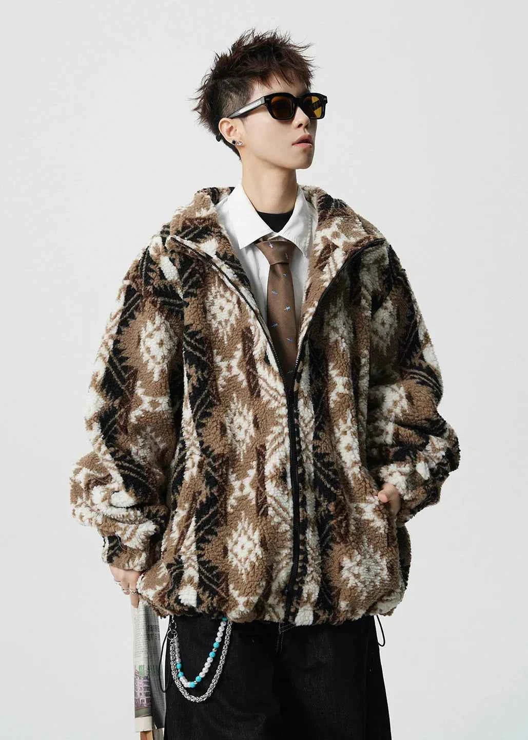 Comfortable Thick Winter Christmas Snowflake Jacket