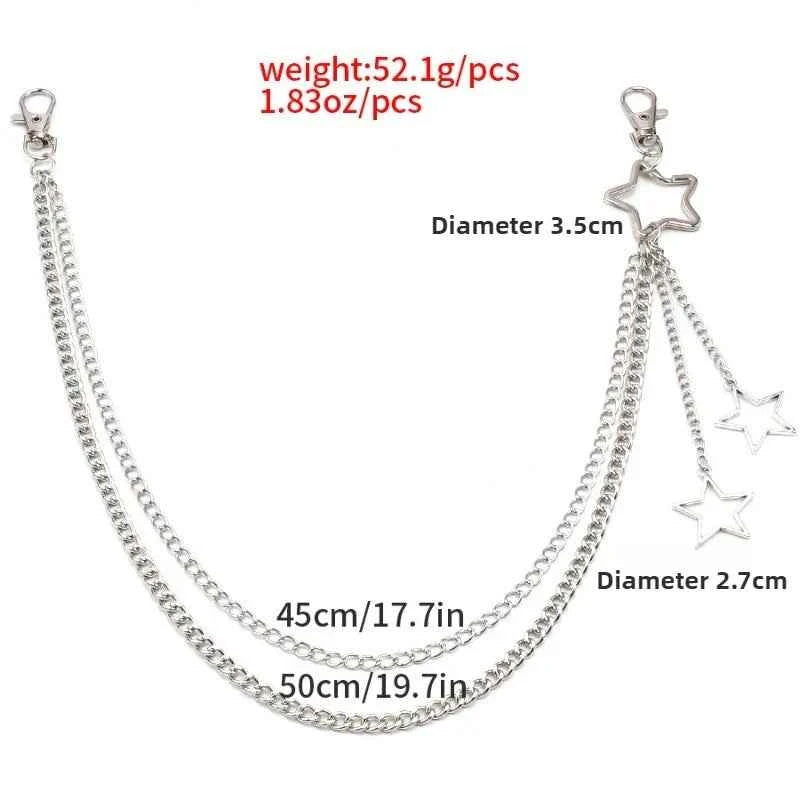 Punk Metal Waist Jeans Chain