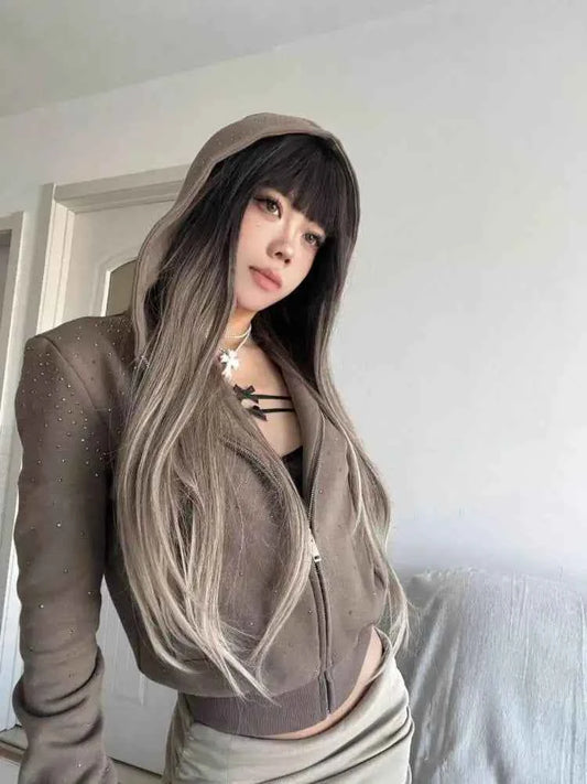 Women Cozy Handsome Zip-Up Sweatshirt