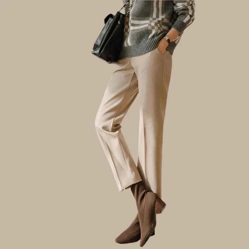 Stylish Thick Woolen Suit Pants