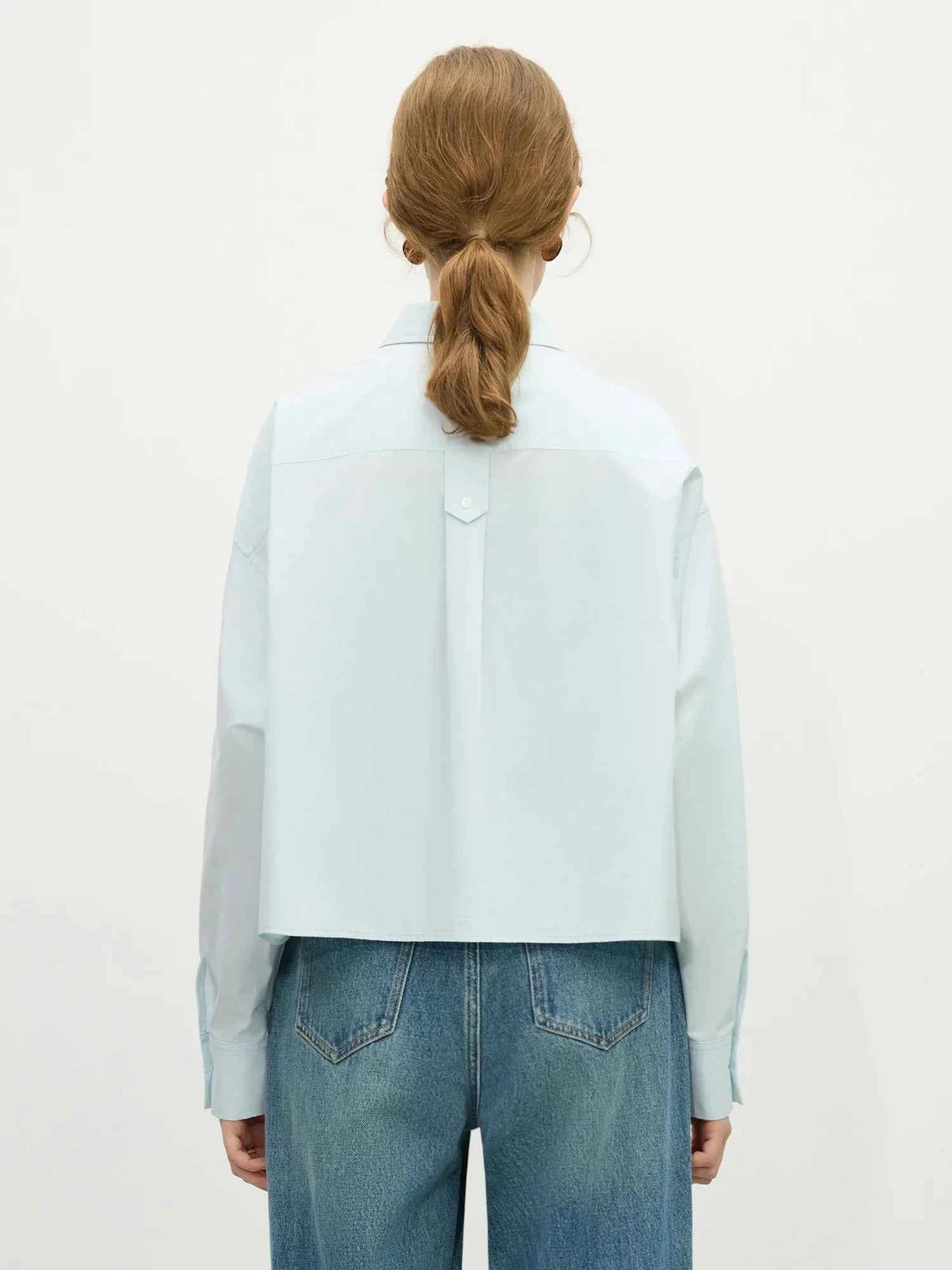 Women Cute Spring Casual Loose Cotton Long Shirt