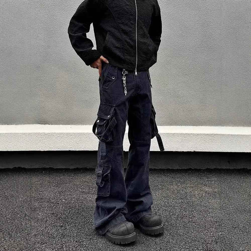 American Style Retro Trend Slim Baggy Jeans