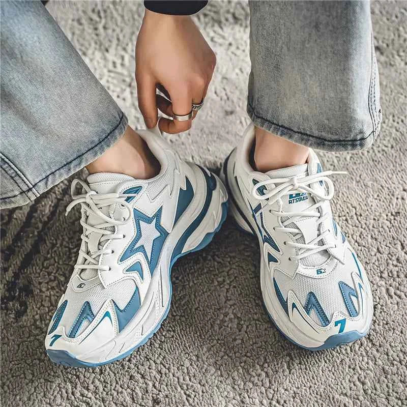 Vintage Stars Platform Sneakers